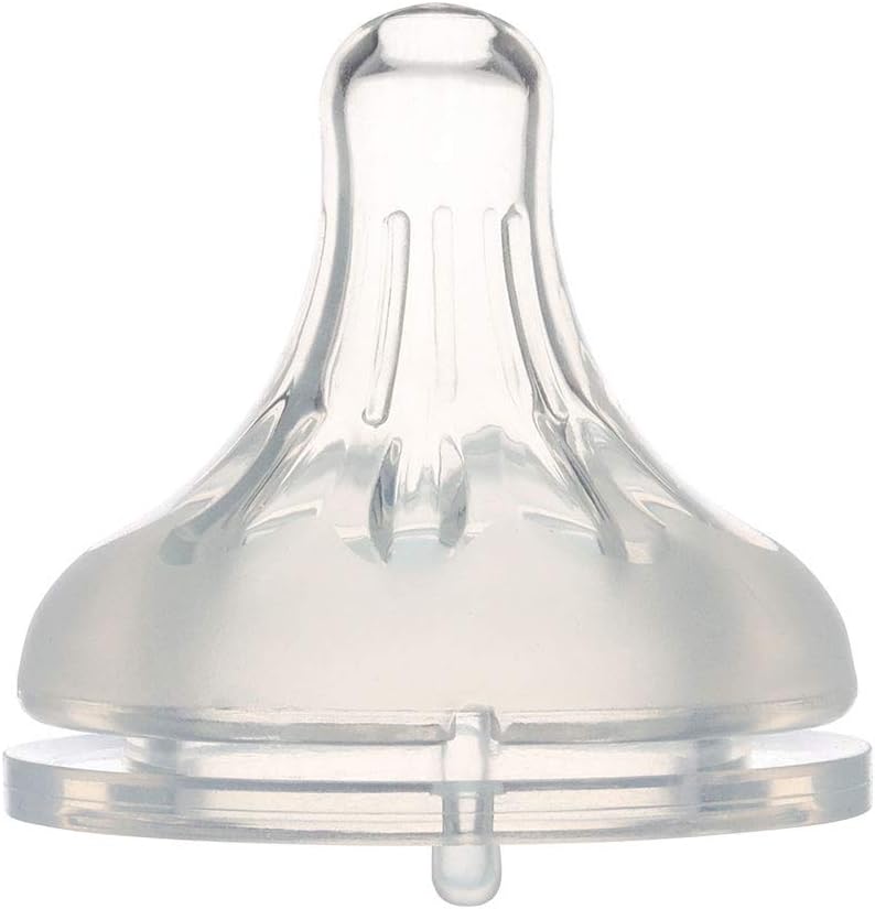 KUSIS Silicone Natural Teat, Baby Sterile Nipples for Bottle