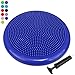 Trideer Inflated Stability Wobble Cushion with Pump, Flexible Seating Classroom, Extra Thick Core Balance Disc, Wiggle Seat for Sensory Kids (Office & Home & School) (34cm Royal Blue)