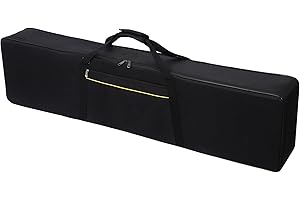 Idffdvw 88 Key Keyboard Case(54.33"x13"x6.7"),Piano Case with Portable Belt for Music Accessaries,88 Keys Keyboard Case with Handles,Electric Piano Keyboard Gig Bag for Easy Carrying