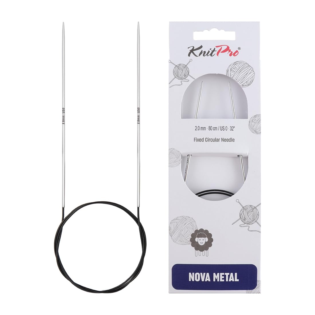 KnitPro Nova Fixed Circular Needles 20" (50cm) | 2.00mm
