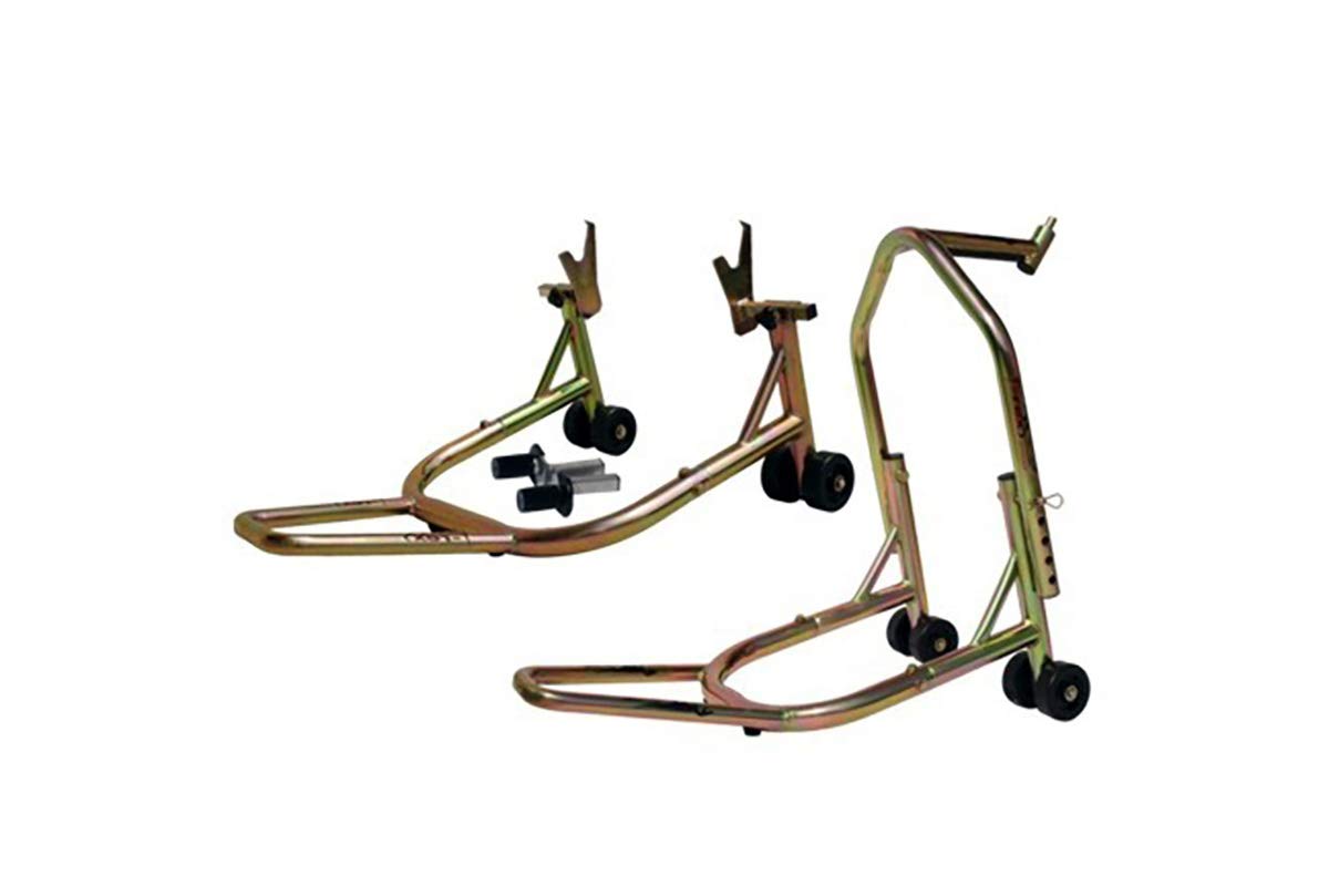 T-Rex Racing Gold Front & Rear & Triple Tree Motorcycle Stand V Universal (F4, F4i, YZF600R, non-spo