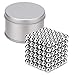 APEX CHOICE 5MM 216 Pieces Silver Magnet Balls-Strong Magnetic Blocks,Great buckyballs,Large Size Magnet Balls Toy,Intelligence Learning Magnetic Toys,Stress relive for Adults