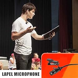 Sujeetec Lavalier Microphone Lapel Microphone