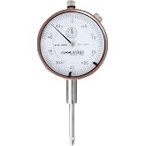 Accusize AGD 2 Dial Indicator, 0-1in x 0.0005in, P900-S099 | Ideal for Runout, Alignment &amp; Setup. Lug Back with 1/4in, Rotational Bezel with Clamp, Satin Chrome Finish