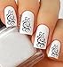 Nail Art Water Slide Tattoo Stickers Decals Immense Designs: Flowers/Leaves/Butterflies/Humming Birds/for an Elegant Manicure 10 - Pack/LDII/