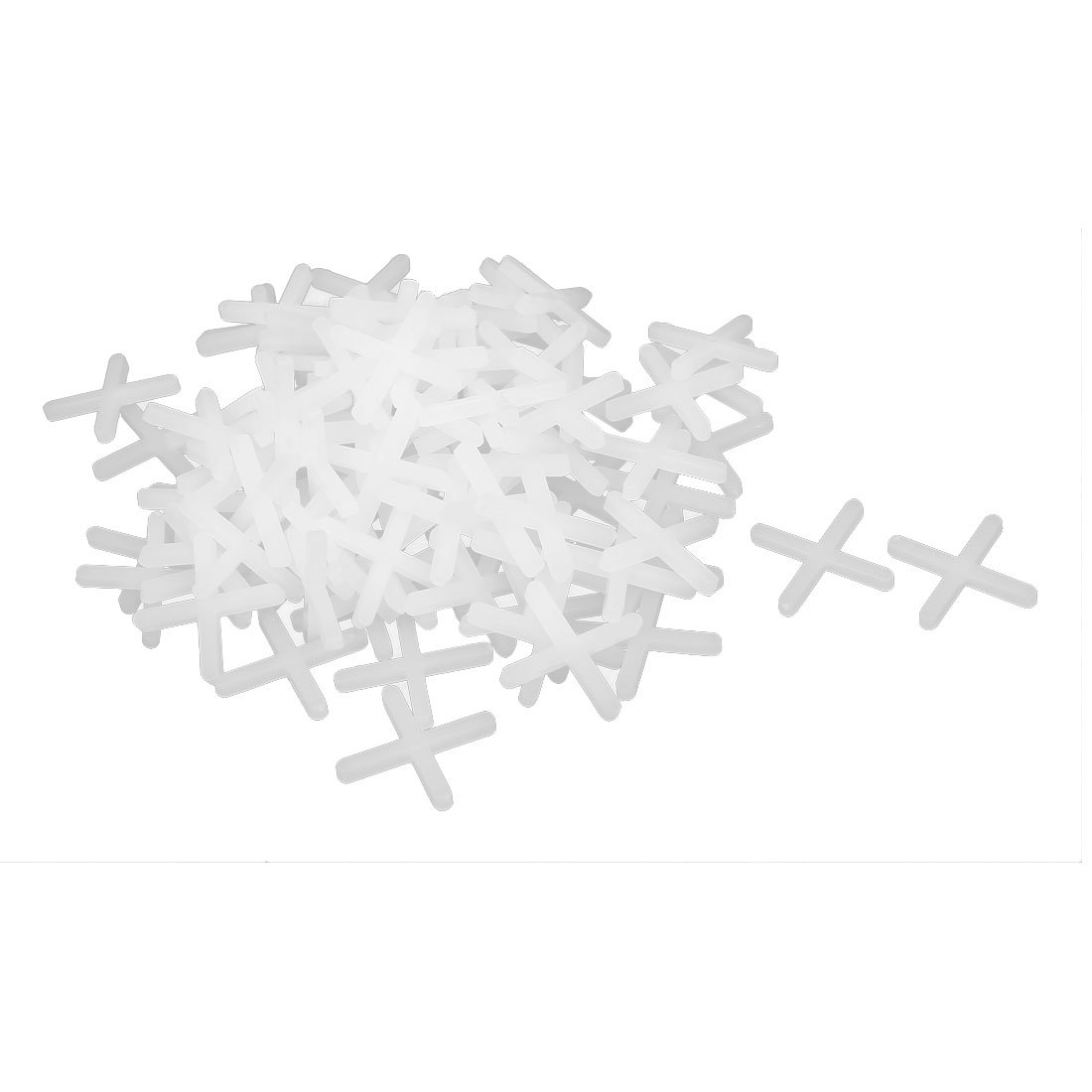 Sourcingmap Wall Floor Tile Plastic Cross Spacer 2.5mm White 100pcs