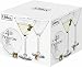 Libbey 10-Ounce Preston Martini Glass, Clear, 4-Piece primary