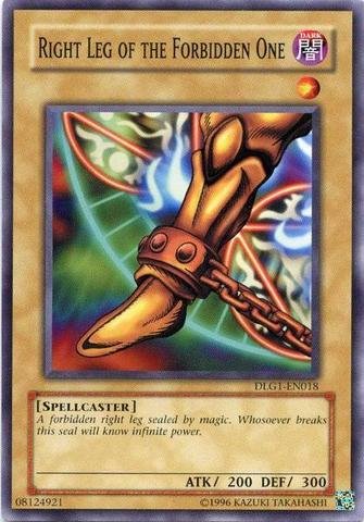 Yu-Gi-Oh! - Right Leg of the Forbidden One (DLG1-EN018) - Dark Legends - Unlimited Edition - Common