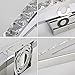 BRIVOLART Vanity Light 27.56 Inch 18W 6000K Daylight White LED Vanity Light Crystal Bathroom Light Fixtures