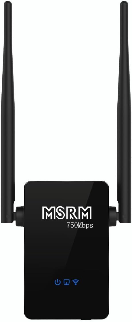 RawarHWE US750 750Mbps Dual Band WiFi Repeater Double Coverage WiFi Range Extender 2.4GHz 5GHz Dual Band