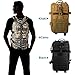 Anitee Outdoor 40L Military Backpack, Tactical Waterproof Army Rucksack with Emergency Survival kit for Camping Hiking Sport Trekking (Khaki)