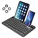 Multi-device Bluetooth keyboard, Jelly Comb Rechargeable Wireless Bluetooth Keyboard Switch to 2 Devices for Cellphone, Tablet, PC, Smart TV, Macbook iOS Android Windows-B046 (Black) primary