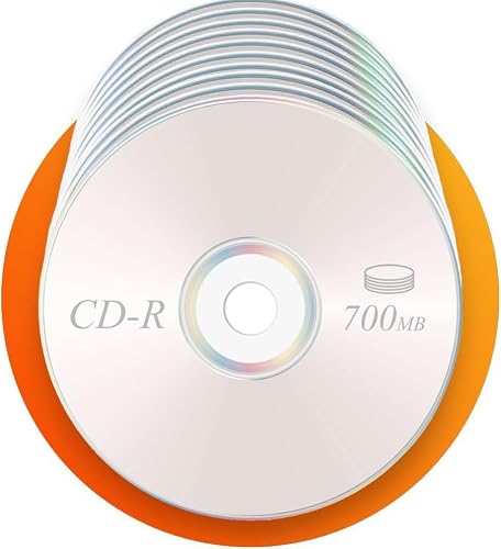 5 CD-R Recordable Discs, Capacity :700MB 80min, Copy Speed:52X with 10 ...
