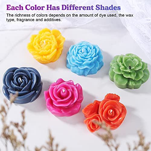 LET'S RESIN Liquid Candle Dye for Candle Making 16 Colors NonToxic