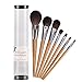 vela.yue Travel Makeup Brushes Set Professional Face Cheeks Eyes Lips Beauty Tools Kit with Case