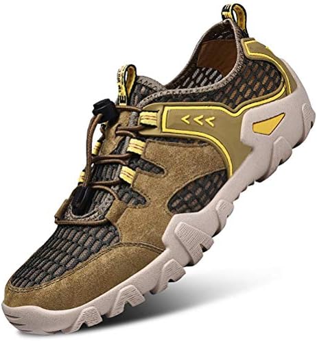 Mens Hiking Shoes Breathable Mesh Lightweight Water Shoes Quick Drying Sandals Walking Barefoot Outdoor Non Slip Training Sneakers