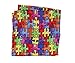 Autism Awareness Cotton Pocket Square