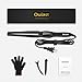Ouiast Curling Wand 1-1.5 Inch Professional Ceramic Hair Wand Curling Iron with Cool Tip
