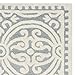 Safavieh Cambridge Collection CAM123D Handcrafted Moroccan Geometric Silver and Ivory Premium Wool Runner (2'6
