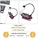 Outair USB Rechargeable Bike Light Front and Rear Bicycle Light Set Scooter Light 5 SMD LEDs 4 Modes Head Back Cycling Flashing Safety Warning Lamp (White&Red&Blue)