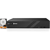 Only Plug & Play with Anpviz U Series Camera, 4K 8CH PoE NVR Network Video Recorder Included 2TB HDD, 8 Channel NVR Support 8MP/6MP/5MP/4MP/3MP IP Camera for 24/7 Recording, NDAA, NVR3108M1-8P-2TB