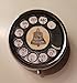 Rotary Phone Pill Box Case Vintage Telephone Pop Art Imagery