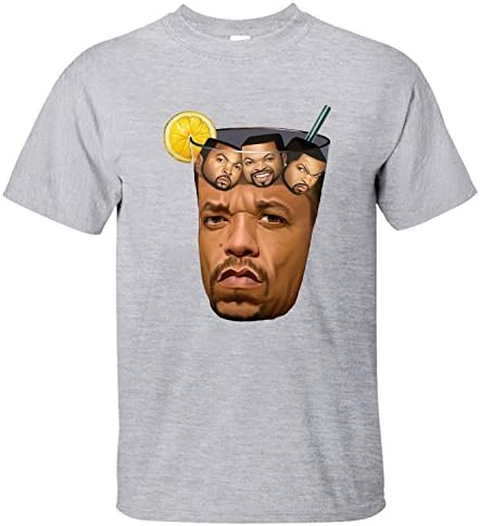 SKKE Men's Ice Cube Got Tea Music Band T-Shiirt grey XL