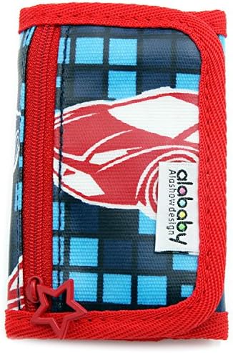 Student Trifold Canvas Hook and Loop Outdoor Sports Wallet for Boys and Girls Kids Camo Green Camouflage with Zipper Front Coin Pocke (C)