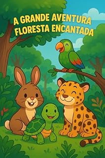 Livro Livro Infantil Para Crianças A Grande Aventura na Floresta Encantada