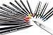 Watercolor Brush Pens by GoArtPro | Set of 20 Color Soft Flexible Real Brush Pens + Bonus Watercolor Pen | Brush Tip Markers for Adult Coloring Books, Manga, Comic, Calligraphy