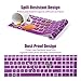 Keyboard Cover for HP 15.6 Laptop 15-dy 15-dw 15-bs/bw 15-cb/cc/cd/cs 15-ef 15t-dw400/dw300 15-dy5399nr 15-dy5599nr 15-dy5113dx 15-dy5033dx dy5073dx 15-dy2703dx dy2702dx 15-ef2099nr ef2126wm, Purple
