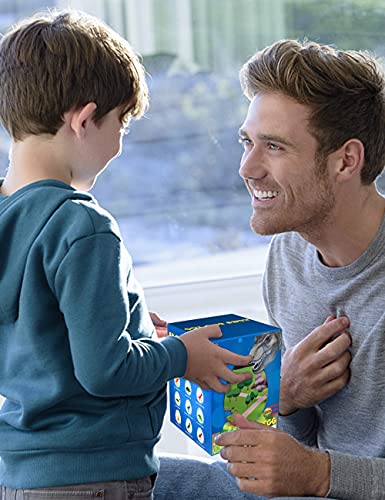 Mega Egg Dino Egg Dinosaurs Figure Toys 12 Different Dinosaurs in Jumbo Dino Egg Dig Kit Giant Dinosaur Dino Eggs Toys for Kids Educational Learning Archaeology Science STEM Gift for Girls Boys