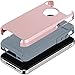 iPhone 4 Case, iPhone 4S Case, 4S Case, BENTOBEN Shockproof Dual Layer Slim Scratch Resistant Rugged Hybrid Hard Case Bumper Protective Case for Apple iPhone 4/4S, Rose Gold/Gray