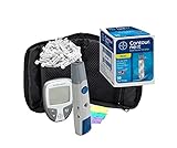 WBM Bayer Contour NEXT EZ Complete Diabetes Blood Glucose Testing Kit, METER, 50 Test Strips, 100 Lancets, Lancing Device, Manual, Carry Case