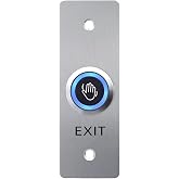 IP66 Waterproof Infrared Sensor Exit Switch, Stainless Steel with LED Indicator, NO/NC
