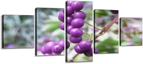 Amazon ムラサキシキブ 紫式部 植物 むらさきしきぶ 実 花 秋の花 緑 丸 葉 葉っぱ むらさき 紫 ムラサキ 9月 秋 野草 キャンバスアート アートボード 壁掛け装飾 おしゃれ 部屋飾り インテリアパネル 絵画 ポスター 木枠付きの完成品 スープカップ オンライン通販