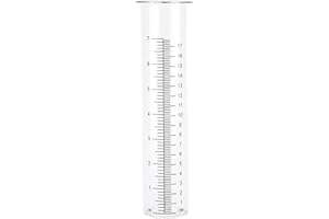 LUNSY Rain Gauge Replacement Tube, Glass, 8.26in2.16in, Cold Resistance&Crack Resistance