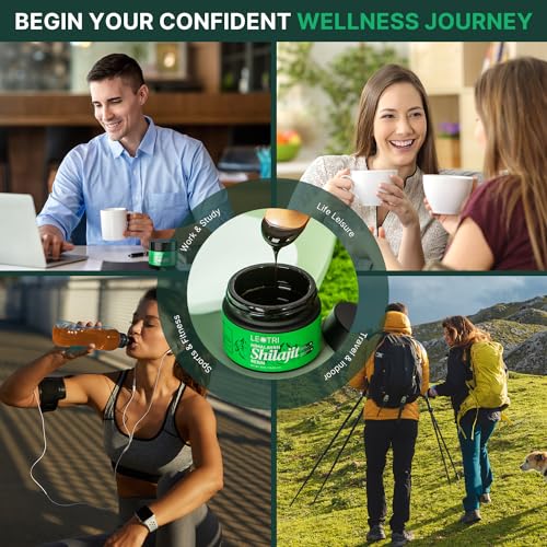 SHILAJIT RESIN HIMALAYAN ORGANIC FOR MEN & WOMEN – AUTHENTIC FULVIC ACID & 85+ TRACE MINERALS – NATURAL GOLD GRADE SHILAJIT SUPPLEMENT FOR ENERGY BOOST & IMMUNE SUPPORT – 100 SERVINGS, 50 GRAMS