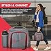CY Prep Bag-Meal rep Containers-Bento Mens Insulated Lunch Box Cooler (Black)
