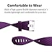 iGK Replacement Bands Compatible For Fitbit Charge 2 Bands, Adjustable Replacement Bands with Metal Clasp Compatible For Fitbit Charge 2 Wristbands Special Edition Plum Small