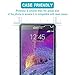 HPTech Galaxy Note 4 Screen Protector - (2-Pack) for Samsung Galaxy Note 4 Tempered Glass Screen Protector Bubble Free 9H Hardness with Lifetime Replacement Warranty