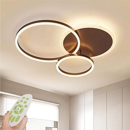 techo led regulador de la sala anillo