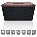 Wooden Bluetooth Speaker: Retro Wireless Portable Stereo Sound System Super Bass Rechargeable Battery FM Radio HD Audio Quality MP3 Player 3.5mm Audio Jack microSD TF Card Bluetooth 4.0 Home Office
