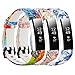 Compatible with Fitbit Alta Bands / Fitbit Alta HR Bands for Women Men, Soft Pattern Printed Floral Band Accessories Replacement for Fitbit Alta HR