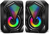 Wiwipenda Computer Speakers, Wired 2.0 USB Powered