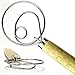 The Original Kitchen LARGE 13.5” Stainless Steel Dutch Style bread dough whisk for pastry pizza. alternatives to a blender, mixer or hook, Natural