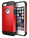Geminiman iPhone 5S Case,iPhone SE Case, Hybrid Dual Layer Slim Case Flexible TPU Bumper & Hard PC Back Rugged Premium Shockproof Protective Durable Cover for iPhone 5S/SE/5(Red)