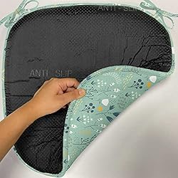 Ambesonne Floral Chair Seating Cushion Set of
