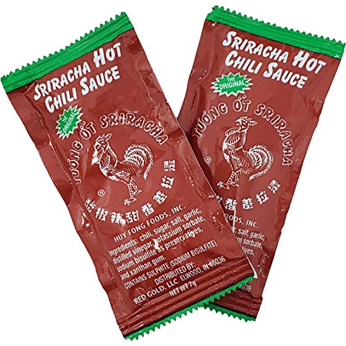 Sriracha Hot Chili Sauce Packets On-The-Go Packet (50-Pack) - //coolthings.us