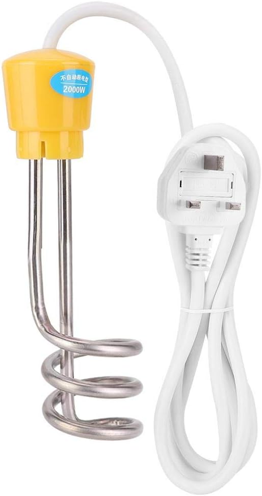 Immersion Water Heater, 220V 2000W High Power Spiral Tube Fast Thermal